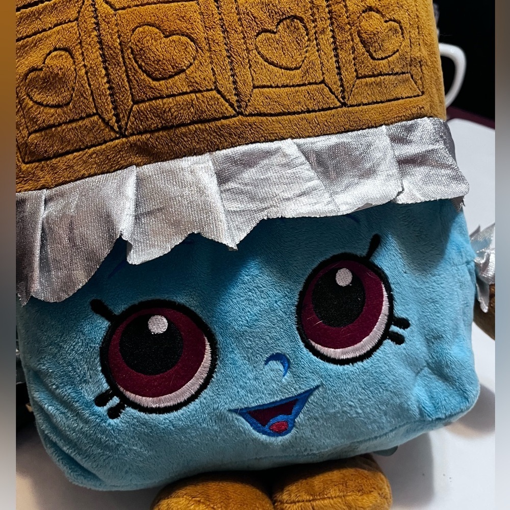 Shopkins CHEEKY CHOCOLATE CANDY BAR 12" Pillow Plush STUFFED ANIMAL Toy - Picture 5 of 6